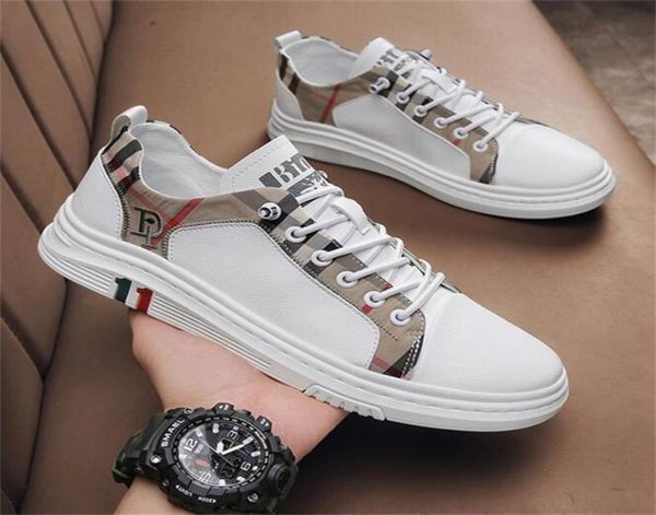 

2022 new luxury brand casual sneakers men skateboard shoes designer fashion walking flats breathable sports shoes 2022 new white v6433740