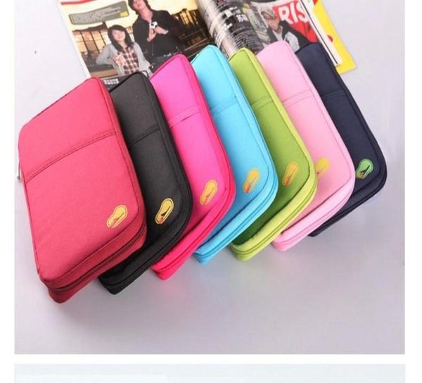 

passport holder organizer wallet multifunctional document package candy travel wallet portable purse business card holder new styl9732997, Red;black