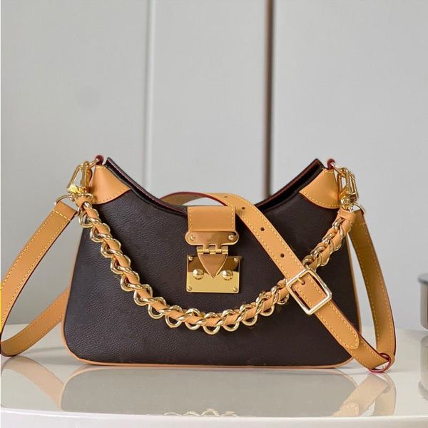 

designer bag twinny handbag women cross body bag brown presbyopia hand braided chain handbag luxury shoulder satchel lady vintage design s-l
