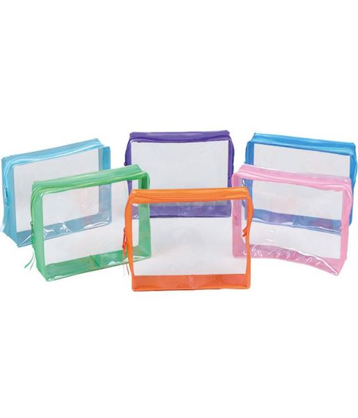 

multi function portable travel clear pvc zipper pouch makeup cosmetic bag storage organizer transparent waterproof toiletry wash b7183963