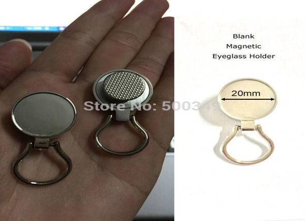 

wholeblank magnetic eyeglass holder id badge holder brooch diy fit to 20mm dome4632719