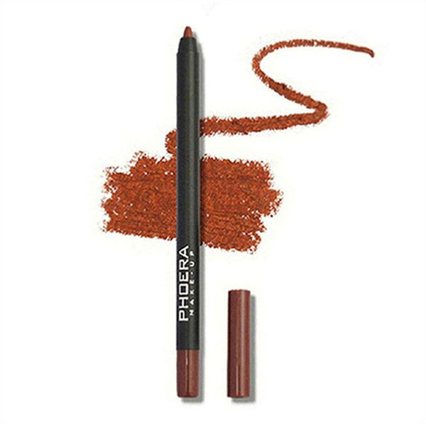 

waterproof matte lipliner pencil red contour tint lipstick lasting non-stick cup moisturising lips makeup cosmetic 12color b9