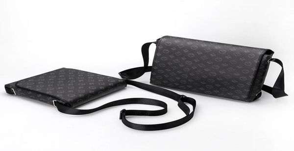 

2021 spring and autumn new messenger bag luxury brand designer handbags men travel shoulder crossbody bags business briefcase8447968, Black;red
