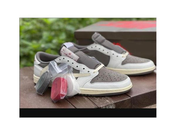 

travis 1 low og reverse mocha men basketball shoes 1s cactus white black brown outdoor running sports trainers fashion sneakers si8045472