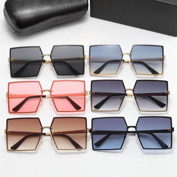 

summer sunglasses square sunglasses designer full frame sun glasses 6 colors good quality254d, White;black