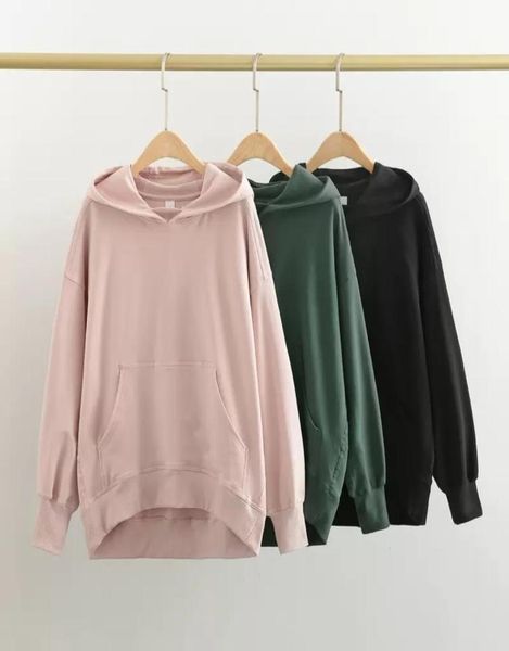 

yoga clothing hooded jacket female loose longsleeved autumn and winter casual running fitness sweater sports 281565