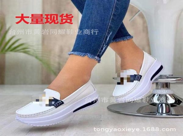 

luxury dress shoes 2021 autumn thick bottom round head solid color single sho women039s metal shallow mouth one foot pedal thic2186816, Black