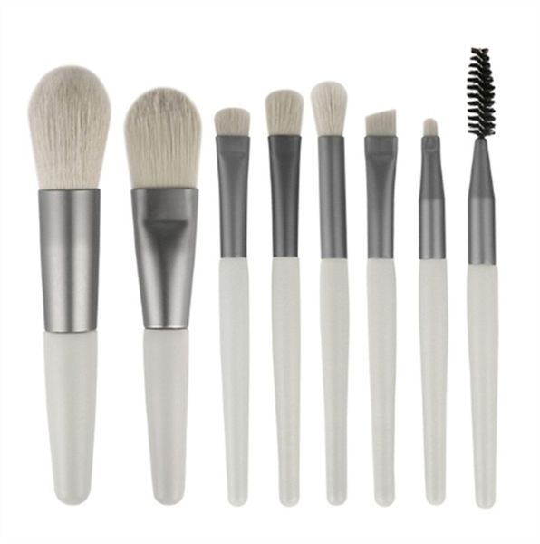 

8pcs professional makeup brushes set cosmetic powder eye shadow foundation blush blending concealer beauty make up tool brushes b7
