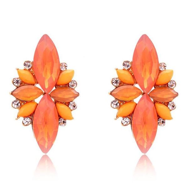 

color opal stone earrings earringsstud earrings 2018 new elegant opal stone stud earrings crystal earrings for women trendy gold c1325585, Golden;silver