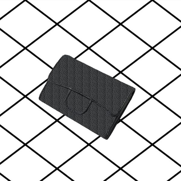 

notch designer wallet classic quilted flap wallets bag caviar lambskin coin purse womens credit card holder fashion clutch tot2681, Red;black