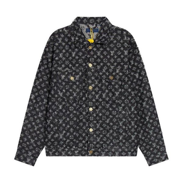

men's plus size outerwear & coats new fashion long sleeve denim coat high street designer jacket for men and women c4-33, Black;brown