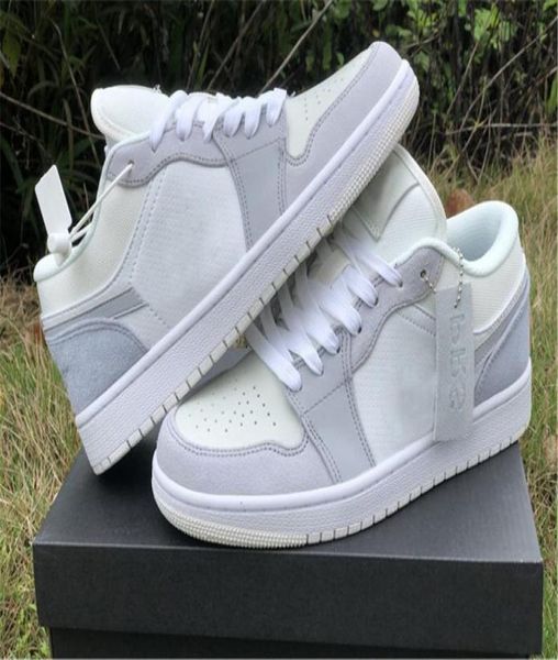 

shoes 1 low paris prs men women white sky grey football grey suede authentic sneakers original 36458114439