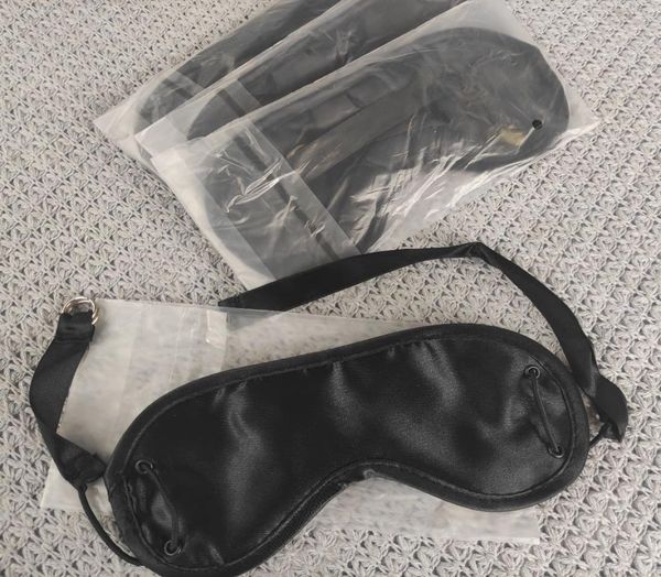 

fashion gift c style travel sleeping blindfold with c plastic dustbag4029422, Silver