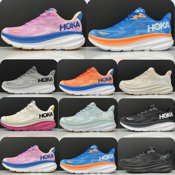 

kid running shoes hoka clifton  toddler sneakers people trainers hokas one one boys girls youth runners black white pink shoe