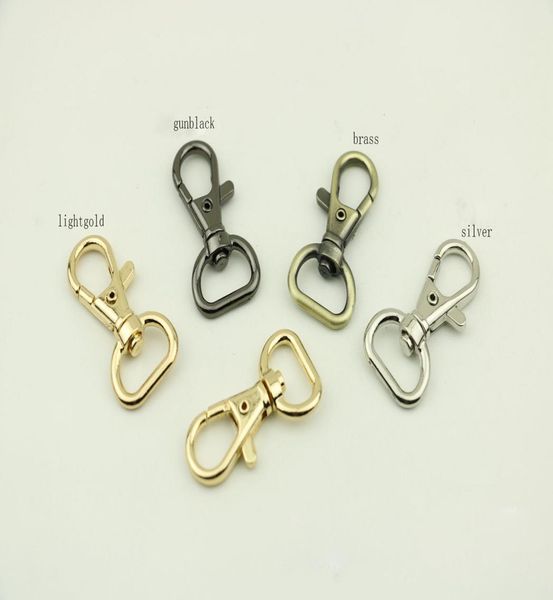 

bags strap buckles metal clasps lobster for handbag dog collar keychain swivel trigger clips snap hook diy accessories8782931, Black