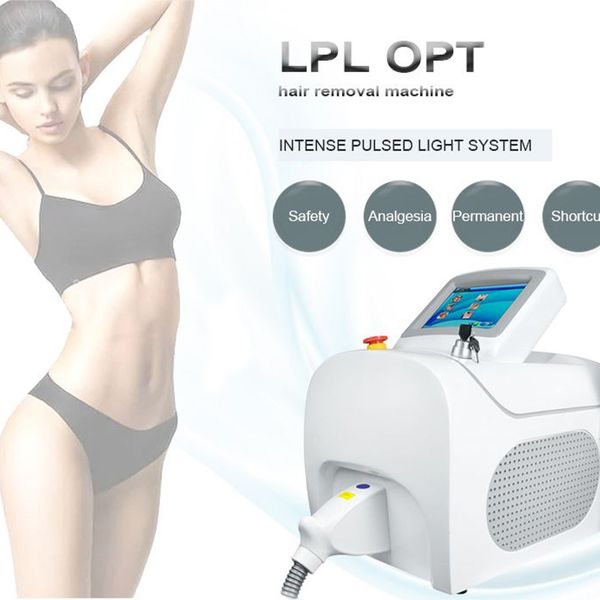 

factory selling ipl lazer hair removal diode laser professional home use device portable ipl hair remove laser machine hand held opt, Black