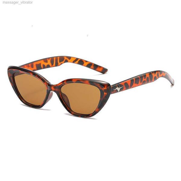 

cat's eyes small face triangle sunglasses for women high-end insets black small frame sun protection design p taking q0g9 1 tr55, White;black