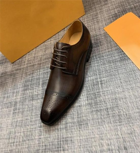 

men formal business brogue shoes men039s odile dress shoes male casual leather wedding party loafers plus size2962096, Black