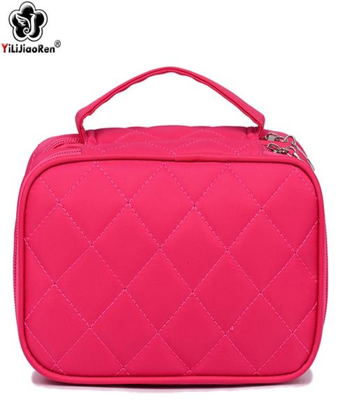 

hbp fashion diamond lattice make up bag portable travel makeup organizer bag large makeup pouch nylon make up box 2014754517