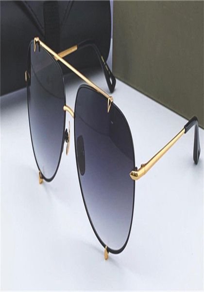 

new fashion sunglasses talon men design metal vintage eyewear pilot frame uv 400 lens outdoor glasses 478121, White;black