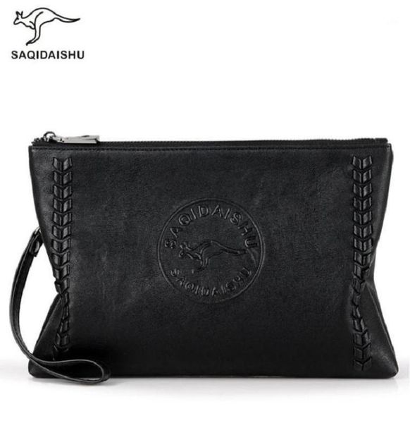 

wallets for men long soft leather weaving handbag envelop organizer wallet male purse card holder note compartment phone pocket19828182, Red;black
