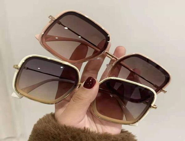 

wl 2021 web celebrity sunglasses women big frame uv anti ins glasses korea version of the man1515220, White;black