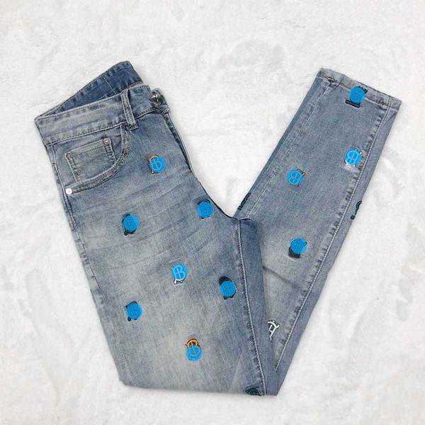 

2023oversized mens jeans designer pants tb embroidered trousers men women casual 4xl 5xl 6xl632, Blue