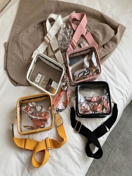 

clear bag stadium approved clear purse concert crossbody bag pvc clutch for travel concert or sporting2917036