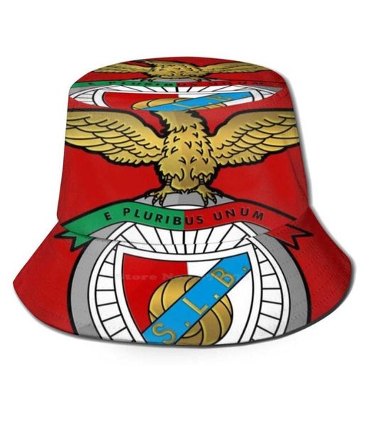 

berets benfica fc uv protection foldable bucket hats women men soccer sporting futebol portugal port sl slbberets2906918, Blue;gray