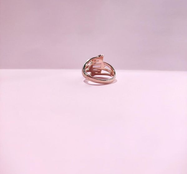 

cluster rings fashion allmatch heartshaped ring couples ring3046964, Golden;silver