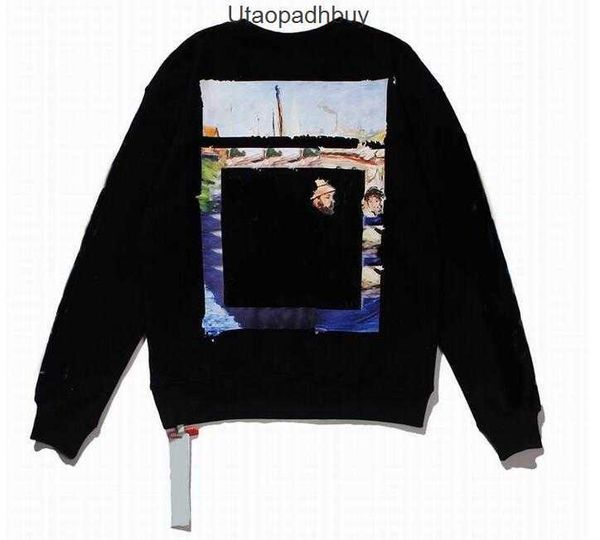 

mens hoodies winter hip hop men offs streetwear letter hoodie man s designers hooded skateboards white hoody high street pullover sweatshirt, Black