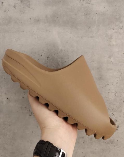 

onyx designer slides slippers men women desert sand bone earth brown resin glow green mens fashion outdoor slide slipper sandals b1614154, Black