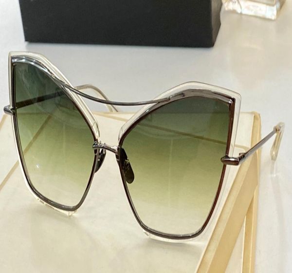 

cat eye sunglasses silver mirrored 22035 metal sun glasses for women lunettes de soleil sonnenbrille with case box9846107, White;black