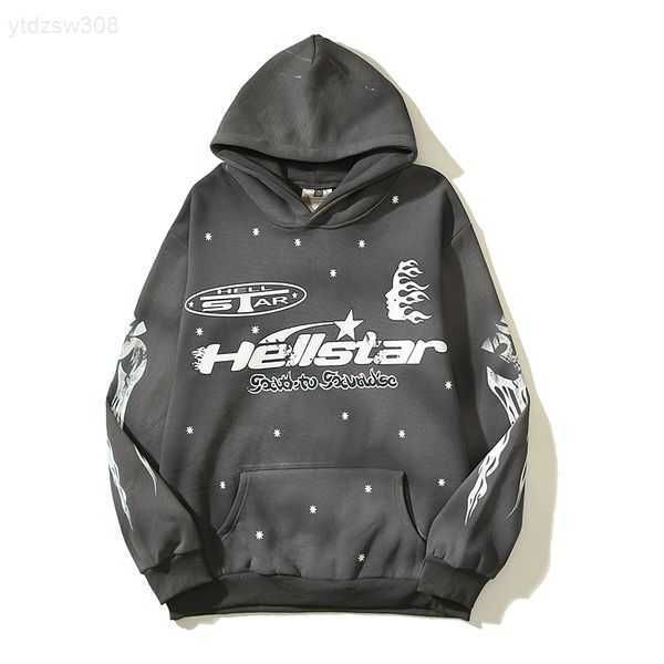 

designer hoodie hellstar men pullover spiderweb star flash long sleeve street hip-hop sweatshirts blue red grey black white yoga vintage hoo