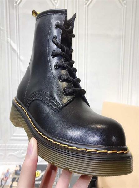 

designer womens 1460s marten boots doctor 1461s smooth leather oxford winter shoes martens ankle half boot black white womans fash8889341