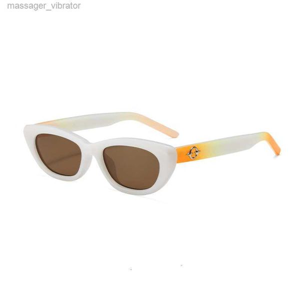 

starry korean version of gm sky sunglasses cat eye sunglasses female trendy small face concave shape sun shading ins street p 3013 z5u6 1 ji, White;black