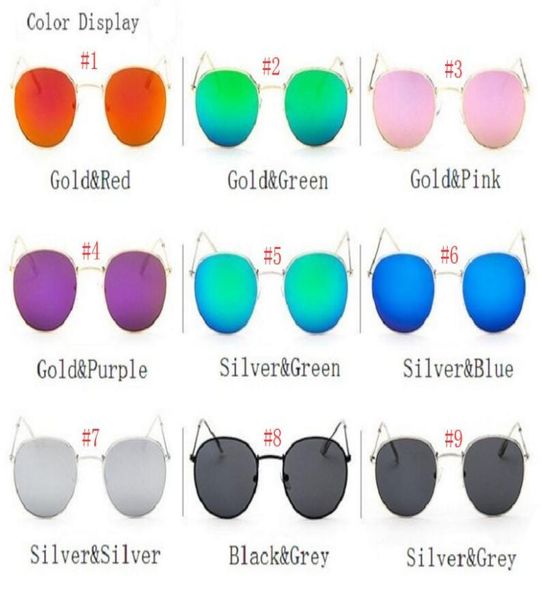 

vintage round sunglasses ladies luxury metal frame sun glasses adumbral eyeglasses for women fashion retro glasses1581750, White;black