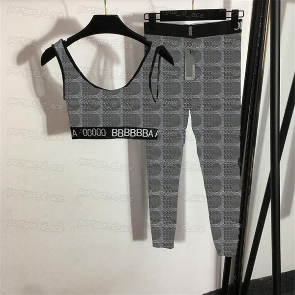 

letters mesh women tracksuit see through yoga set high rise webbing design yoga outfits320s, Black