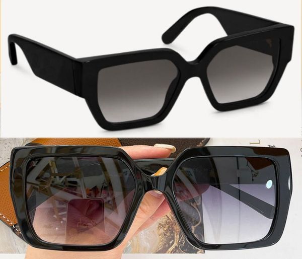 

remdezvous square sunglasses z1563e designer mens womens allmatch plate frame temple decoration gold letter printing luxury sun 8666051, White;black