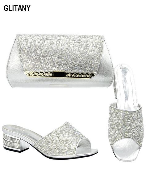 

new arrival shoes and bag set african sets 2020 shoe and matching bag for nigeria latest party women shoes and bag set in italy lj6422357, Black