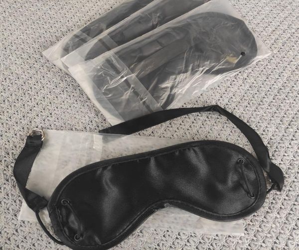 

fashion gift c style travel sleeping blindfold with c plastic dustbag3889967, Silver