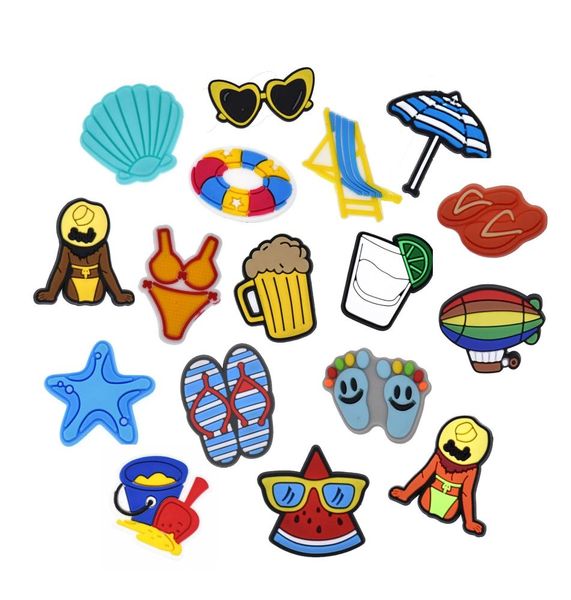 

xhaoyeahx shoe charms parts accessories clip unisexadutls sand theme random for men womens favor amvdg8491181, White;pink