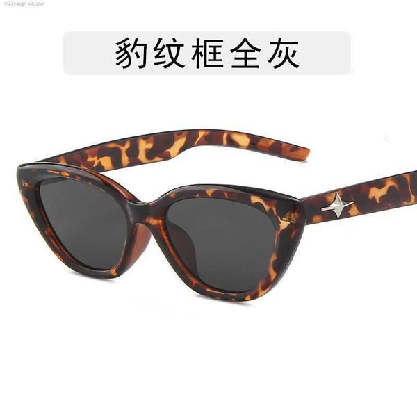 

eye star small frame cat's sunglasses female ins street shoot hip hop couple spicy girl plain male wm9q 2 wk25, White;black