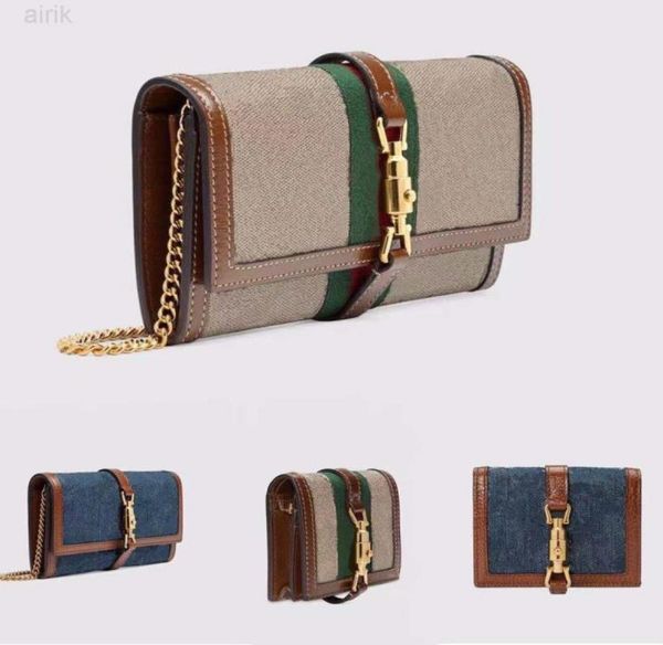 

652681 jackie 1961 long ladies wallet blue purse with chain cover 4 colors beigeebony denimlvory white black wallets leather zip1203601, Red;black