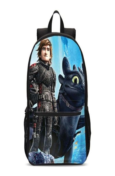 

backpack backpacks for boys girls cartoon how to train your dragon night fury printing school bag teenage kids bookbag mochila esc8495423