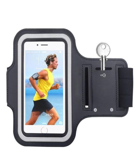 

waterproof gym sports running armband for iphone 6s 7 8 plus phone case cover holder armband case for iphone samsung huawei retai7437724