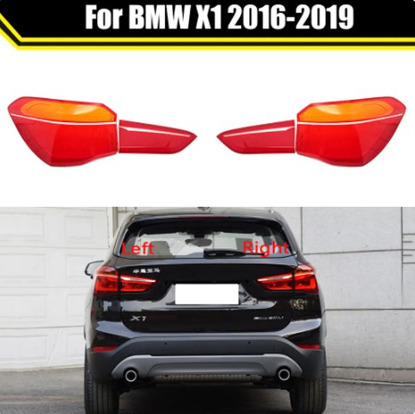 

for bmw x1 2016-2019 car rear taillight shell brake lights shell replace auto rear lamp shell cover mask lampshade