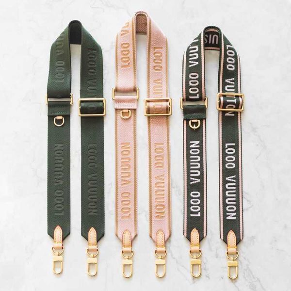 

flight l5-in-1 mahjong bag adjustable old flower canvas wide shoulder strap crossbody bag belt accessories luggage tags 230815, Black