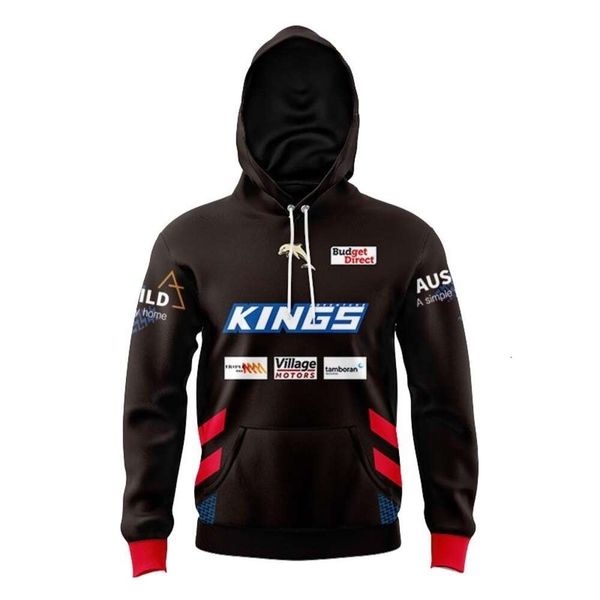 

2023 dolphins / anzac / heritage / training / singlet / rugby jersey kids pullover hooded sweatshirts, Black;gray