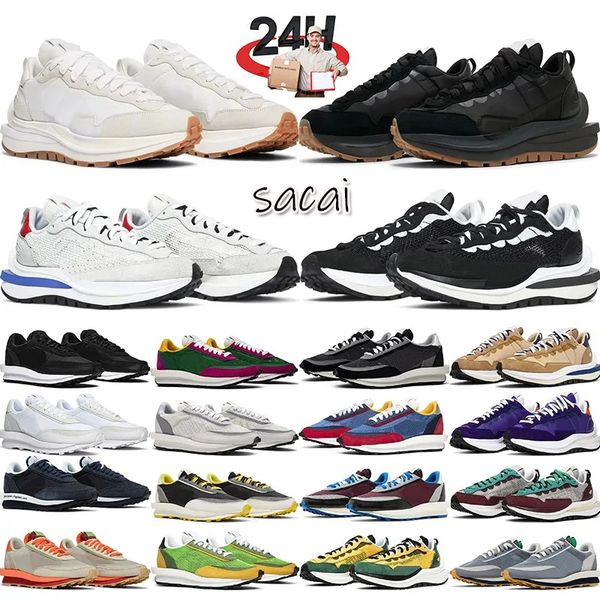 

with box sacai waffle vaporwaffle men women running shoes pegasus undercover ldwaffle ld pure platinum white black gum nylon mens trainers s
